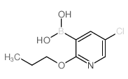 5-Chloro-2-propoxypyridine-3-boronic acid structure