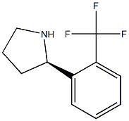 (2R)-2-[2-(TRIFLUOROMETHYL)PHENYL]PYRROLIDINE结构式