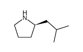 (2R)-2-(2-methylpropyl)pyrrolidine Structure