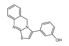 3-(5H-[1,3]thiazolo[2,3-b]quinazolin-3-yl)phenol结构式