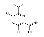 3,5-DICHLORO-6-ISOPROPYLPYRAZINE-2-CARBOXAMIDE Structure