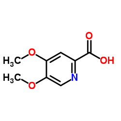 4,5-二甲氧基吡啶甲酸结构式