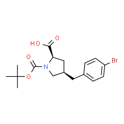 (2R,4R)-1-BOC-4-(4-BROMOBENZYL)-PYRROLIDINE-2-CARBOXYLICACID picture
