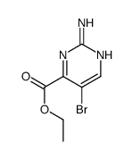 ethyl 2-amino-5-bromopyrimidine-4-carboxylate Structure