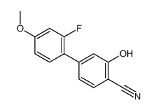 4-(2-fluoro-4-methoxyphenyl)-2-hydroxybenzonitrile Structure