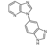 3-{1H-benzo[d]imidazol-5-yl}-3H-imidazo[4,5-b]pyridine Structure