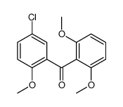 (5-chloro-2-methoxyphenyl)-(2,6-dimethoxyphenyl)methanone Structure