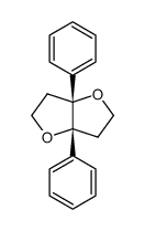 cis-1,5-diphenyl-2,6-dioxa[3.3.0]bicyclooctane结构式