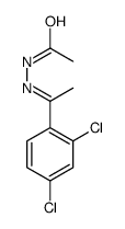 N-[(Z)-1-(2,4-dichlorophenyl)ethylideneamino]acetamide Structure