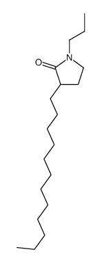 3-dodecyl-1-propylpyrrolidin-2-one结构式