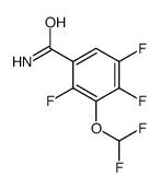 3-(difluoromethoxy)-2,4,5-trifluorobenzamide Structure