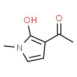 Ethanone, 1-(2-hydroxy-1-methyl-1H-pyrrol-3-yl)- (9CI) structure