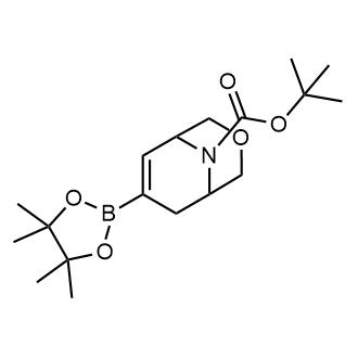 tert-Butyl 7-(tetramethyl-1,3,2-dioxaborolan-2-yl)-3-oxa-9-azabicyclo[3.3.1]non-6-ene-9-carboxylate Structure