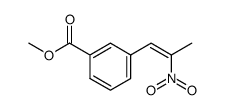 3-(2-nitro-propenyl)-benzoic acid methyl ester结构式