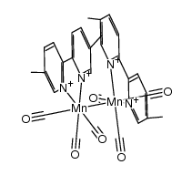 Mn(CO)3Mn(CO)3(4,4'-dimethyl-2,2'-bipyridine)2结构式