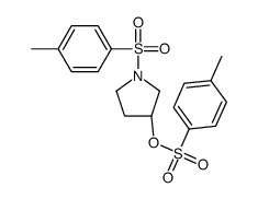 (S)-1-tosylpyrrolidin-3-yl 4-Methylbenzenesulfonate structure