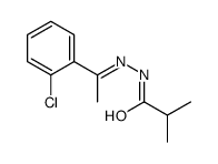 N-[1-(2-chlorophenyl)ethylideneamino]-2-methylpropanamide结构式