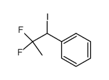 (2,2-difluoro-1-iodopropyl)benzene Structure