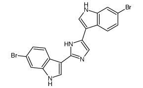 2,4-Bis(6-bromo-1H-indol-3-yl)-1H-imidazole Structure