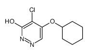 5-chloro-4-cyclohexyloxy-1H-pyridazin-6-one Structure