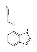 7-(氰基甲氧基)吲哚结构式