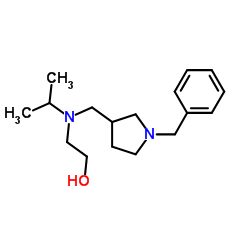 2-{[(1-Benzyl-3-pyrrolidinyl)methyl](isopropyl)amino}ethanol结构式