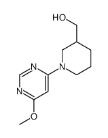 [1-(6-Methoxy-pyrimidin-4-yl)-piperidin-3-yl]-Methanol Structure