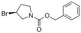 (S)-3-溴吡咯烷-1-羧酸苄酯结构式