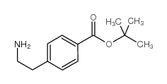 4-(2-Aminoethyl)benzoic acid-1,1-dimethylethyl ester structure