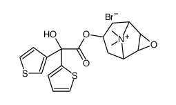 7-[(Hydroxy-2-thienyl-3-thienylacetyl)oxy]-9,9-dimethyl-3-Oxa-9-azoniatricyclo[3.3.1.02,4]nonane Bromide picture