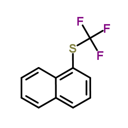 1-[(Trifluoromethyl)sulfanyl]naphthalene结构式