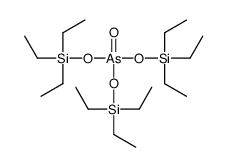 tris(triethylsilyl) arsorate Structure