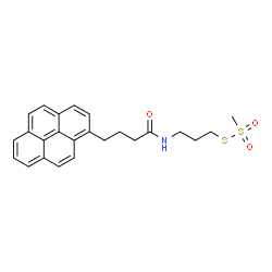 1-Pyrenebutyryl Aminopropyl Methanethiosulfonate structure