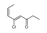 5-chloroocta-4,6-dien-3-one Structure