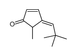 4-(2,2-dimethylpropylidene)-5-methylcyclopent-2-en-1-one结构式