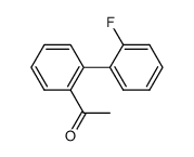 2-fluoro-2'-acetyl biphenyl Structure
