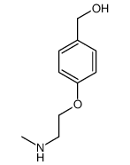 [4-[2-(methylamino)ethoxy]phenyl]methanol Structure