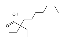 2,2-diethylnonanoic acid结构式