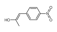 1-(4-nitrophenyl)prop-1-en-2-ol结构式