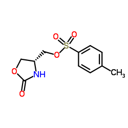 [(4R)-2-Oxo-1,3-oxazolidin-4-yl]methyl 4-methylbenzenesulfonate Structure