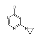 4-(aziridin-1-yl)-6-chloropyrimidine结构式