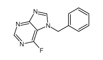 7-benzyl-6-fluoropurine结构式