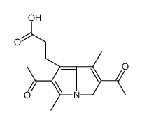 2,6-diacetyl-1,5-dimethyl-7-(2-carboxyethyl)-3H-pyrrolizine picture