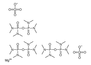 magnesium,N-[bis(dimethylamino)phosphoryloxy-(dimethylamino)phosphoryl]-N-methylmethanamine,diperchlorate Structure