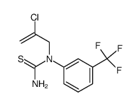 N-(3-(trifluoromethyl)phenyl)-N-(2-chloro-2-propenyl)thiourea Structure