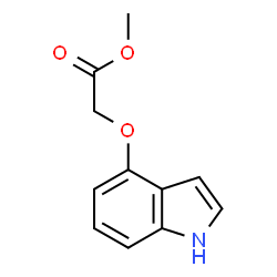 methyl 2-(1H-indol-4-yloxy)acetate Structure