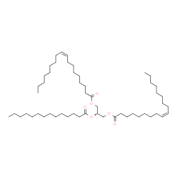 1,3-Dioleoyl-2-Myristoyl Glycerol结构式