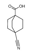 1-cyanobicyclo[2.2.2]octane-4-carboxylic acid结构式