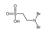 2-(dibromoamino)ethanesulfonic acid Structure