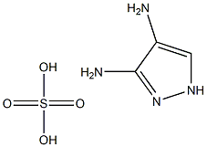 1H-pyrazole-3,4-diamine sulfate Structure